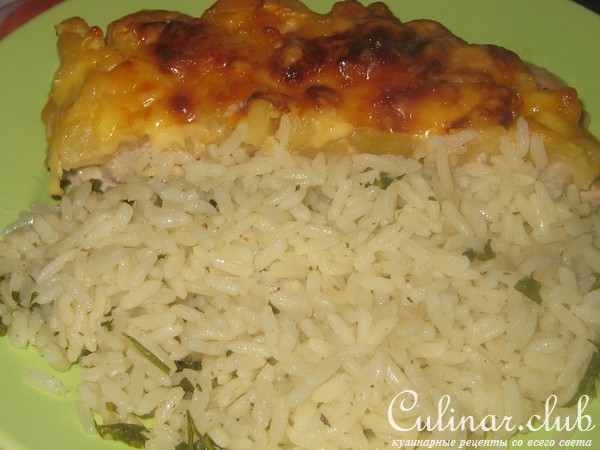 Свининка с ананасами