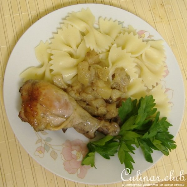 яблочная курочка с корицей