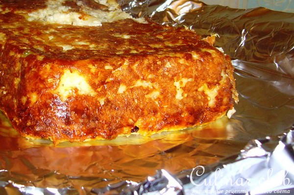 Запеканка с тыквой и сыром