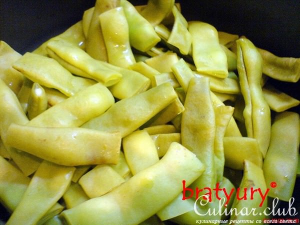 Фасоль стручковая зелёная экспромтом