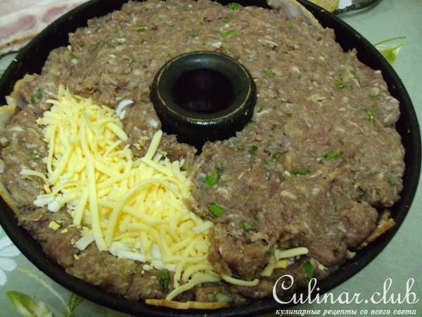 "ПРАЗДНИЧНЫЙ ВЕНОК"-мясной рулет