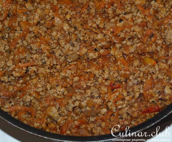 Лумакони с мясной начинкой
