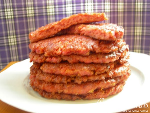 Мясная лепешка