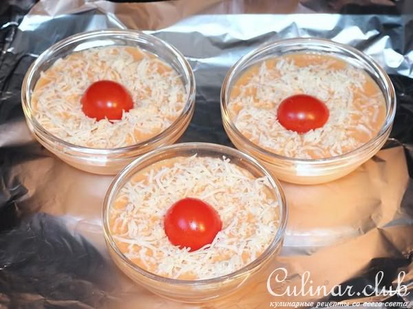 Cуфле из томатного сока и хлеба