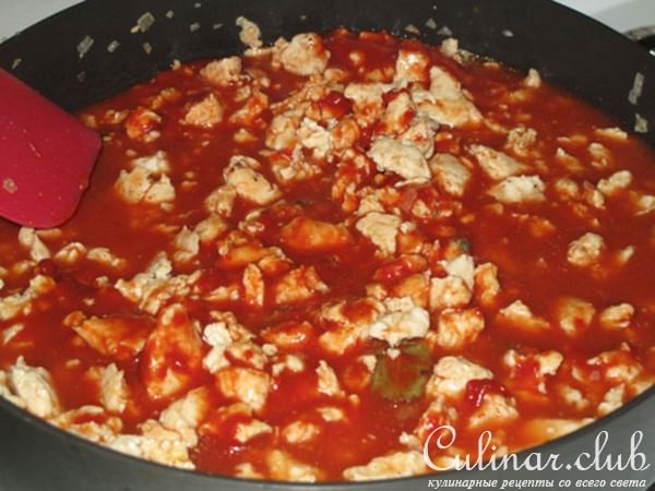 сытный мясной пирог с картошкой и сыром