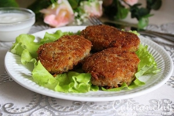 Чудесные картофельно-гречневые котлетки с грибами