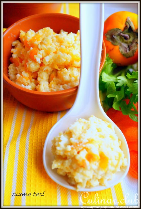 Пшённая каша с кокосом и курагой в мультиварке. Тест-драйв.