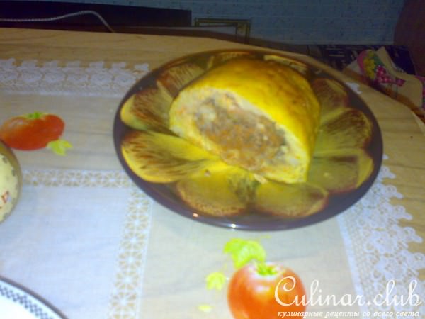 Картофельно-мясной рулет (вариант)