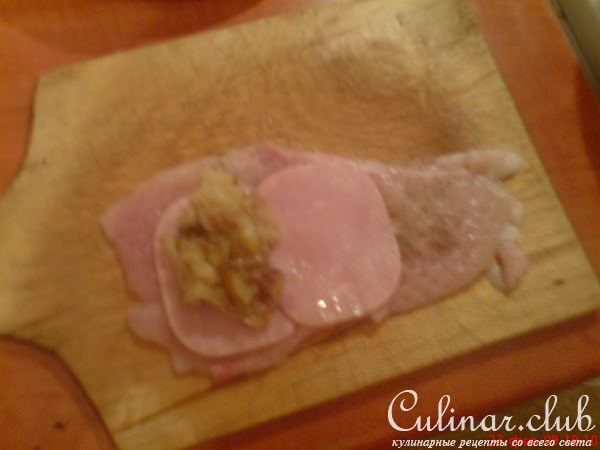 праздничные мясные рулетики