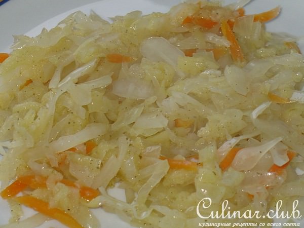 Любимая капустка к нюрнбергским мини-колбаскам.