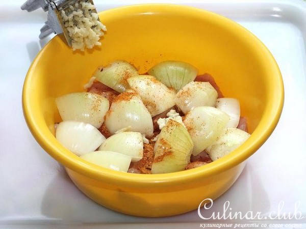 Шашлык по-гречески. Сувлаки из куриной грудки