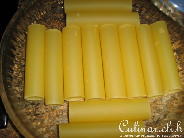 Мясные каннеллони