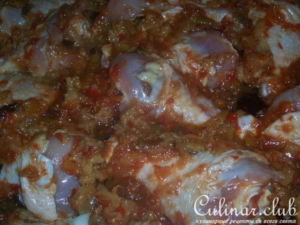 тушеная курочка с овощами 2