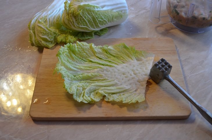 Голубцы с курицей.