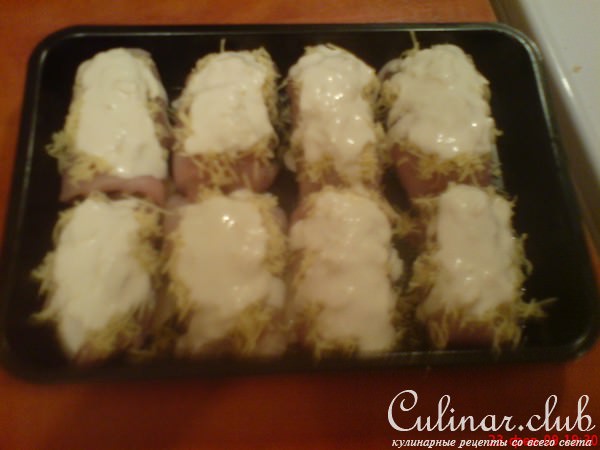 праздничные мясные рулетики