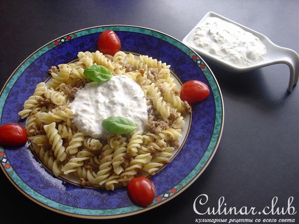 Макароны по-капитански.