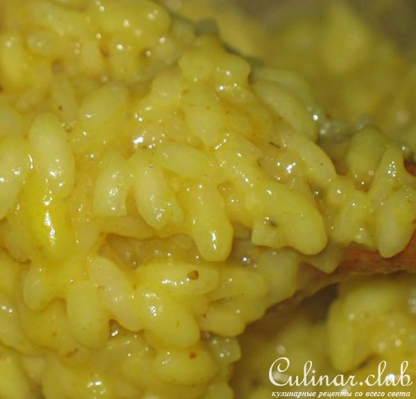 Ризотто с креветками и карри (Risotto con Gambery e Curry)