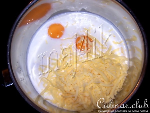 Паста с ветчиной и яйцами (А-ля карбонара)