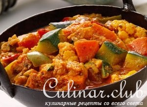 Vegetable curry ()