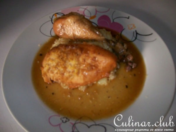 ЗАПЕЧЕНАЯ КУРИЦА С МЕДОМ И СОЕВЫМ СОУСОМ