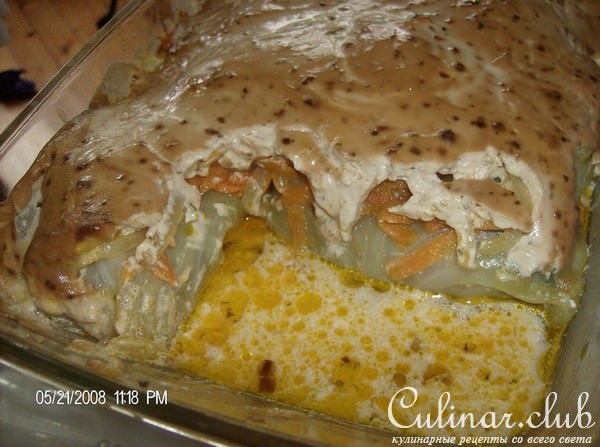 Голубцы с перловкой и сыром