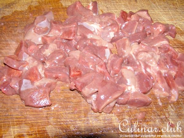 Картофельные лодочки с печёнкой