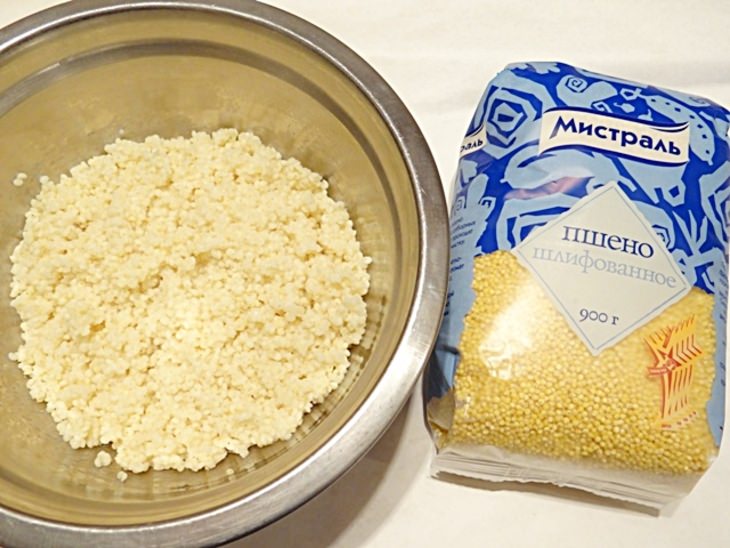 Пшенные биточки с сыром и морковью