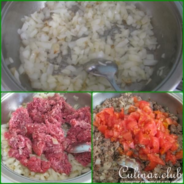 Мусака с кабачками.