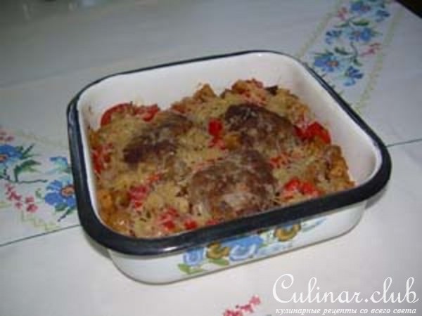 Котлетки с овощами