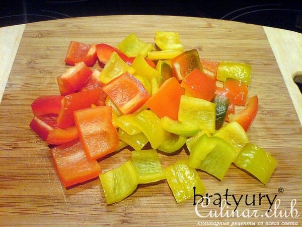 Пенне со свежими перцами