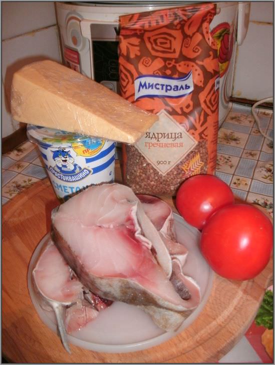 Запеканка чречневая с рыбой в мультиварке