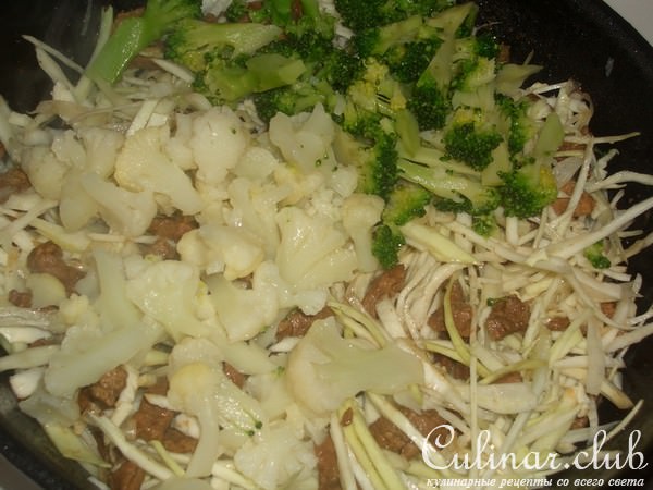 Капуста с мясом "Веселая тройка"