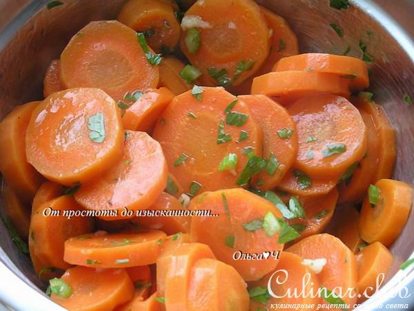 Салат из бланшированной моркови ("Я+Серж Маркович=....")