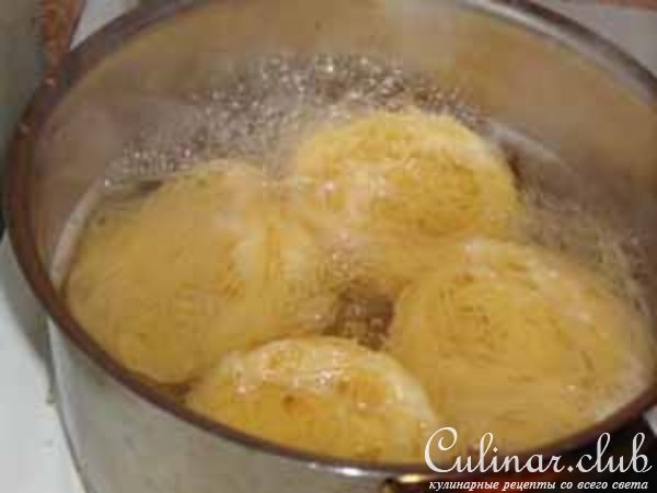 Лисички с макаронами и сыром