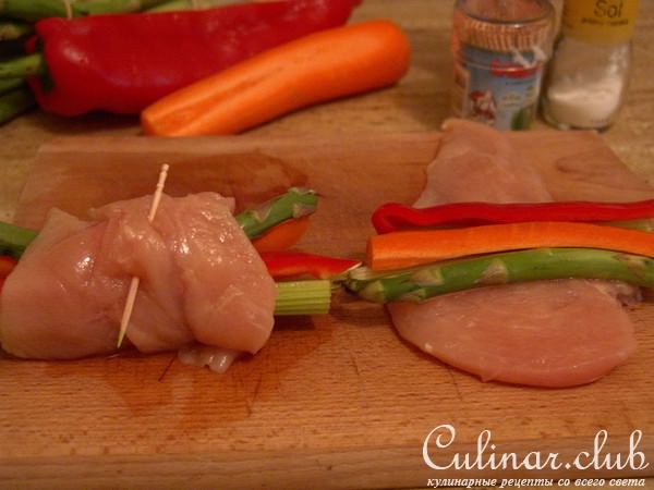 Курица с овощами