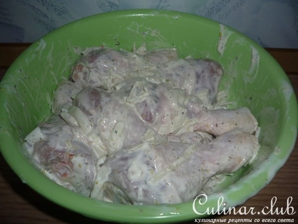 куриные голени запеченные в рукаве