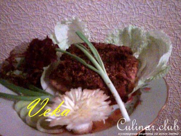Свинина с орехами