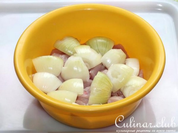 Шашлык по-гречески. Сувлаки из куриной грудки