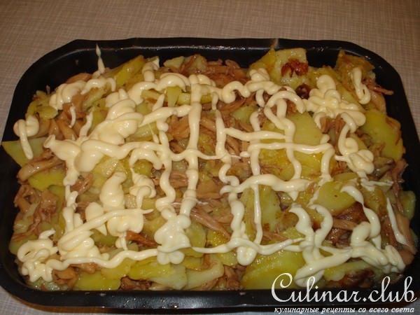 Картошка жареная с кораллами