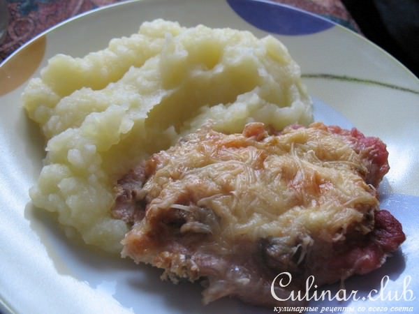 Мясо под нежной шубкой
