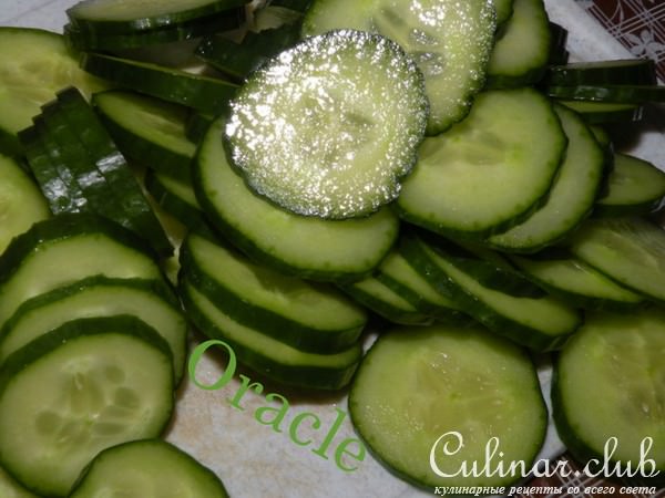 Запеканка De pepinos (огуречная) под сырным соусом.