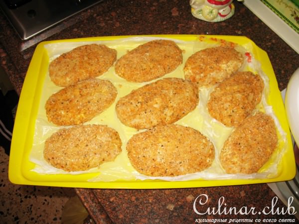 КОТЛЕТЫ РЫБНЫЕ С СЫРОМ
