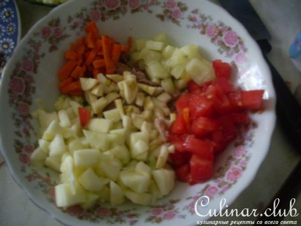 Кабачковые караблики на пару и в духовке с мясом от индюшачей шеи