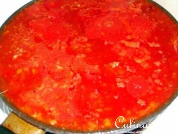 Лазанья мясная по-брауншвейгски