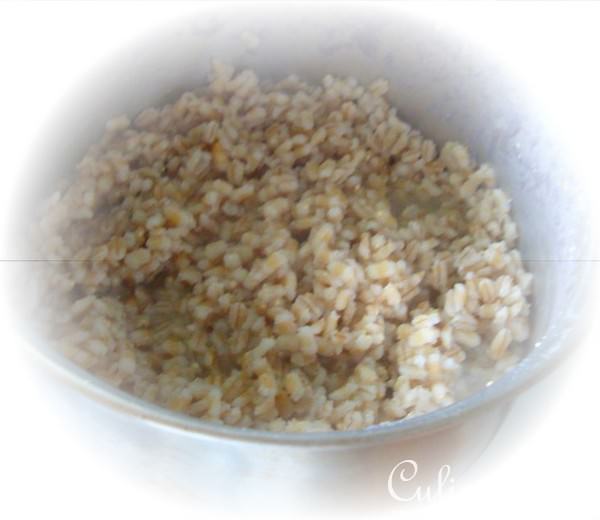 Перловая каша с овощами.