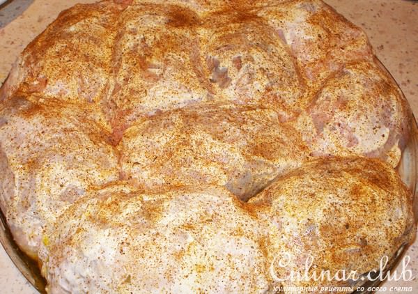 Сырно - овощное ассорти в куриных мешочках
