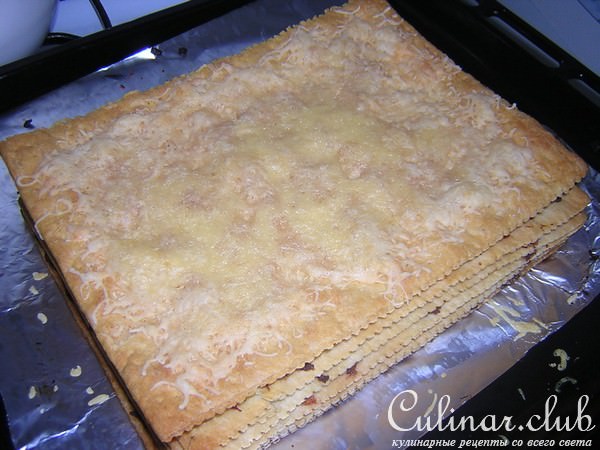 Пирог "Мясной наполеон"