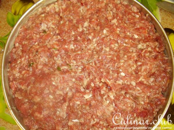 торт из мясного фарша