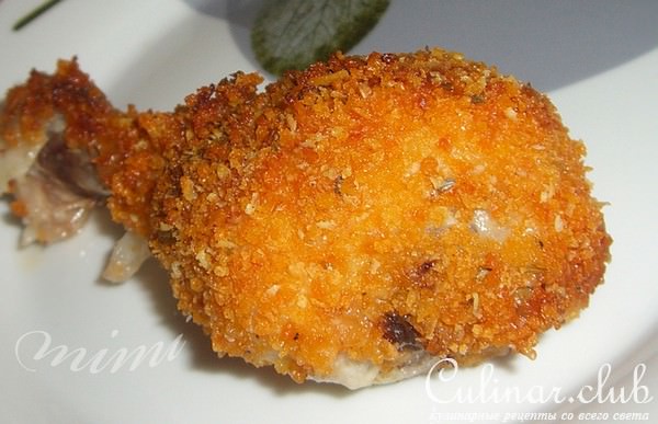 куриные ножки в пармезане