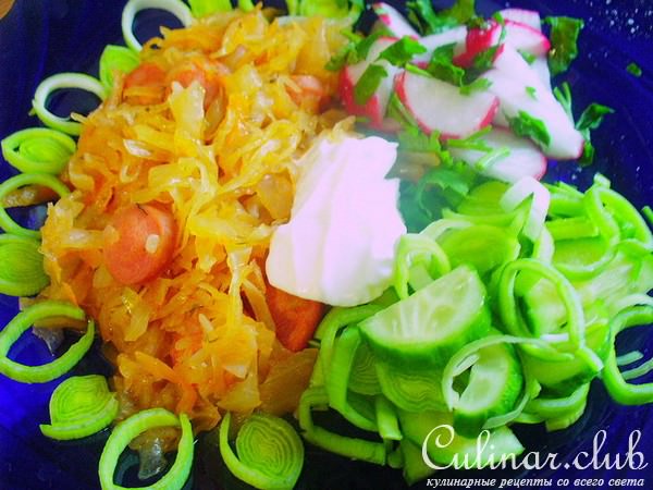 " СОЛЯНКА с сосисками"